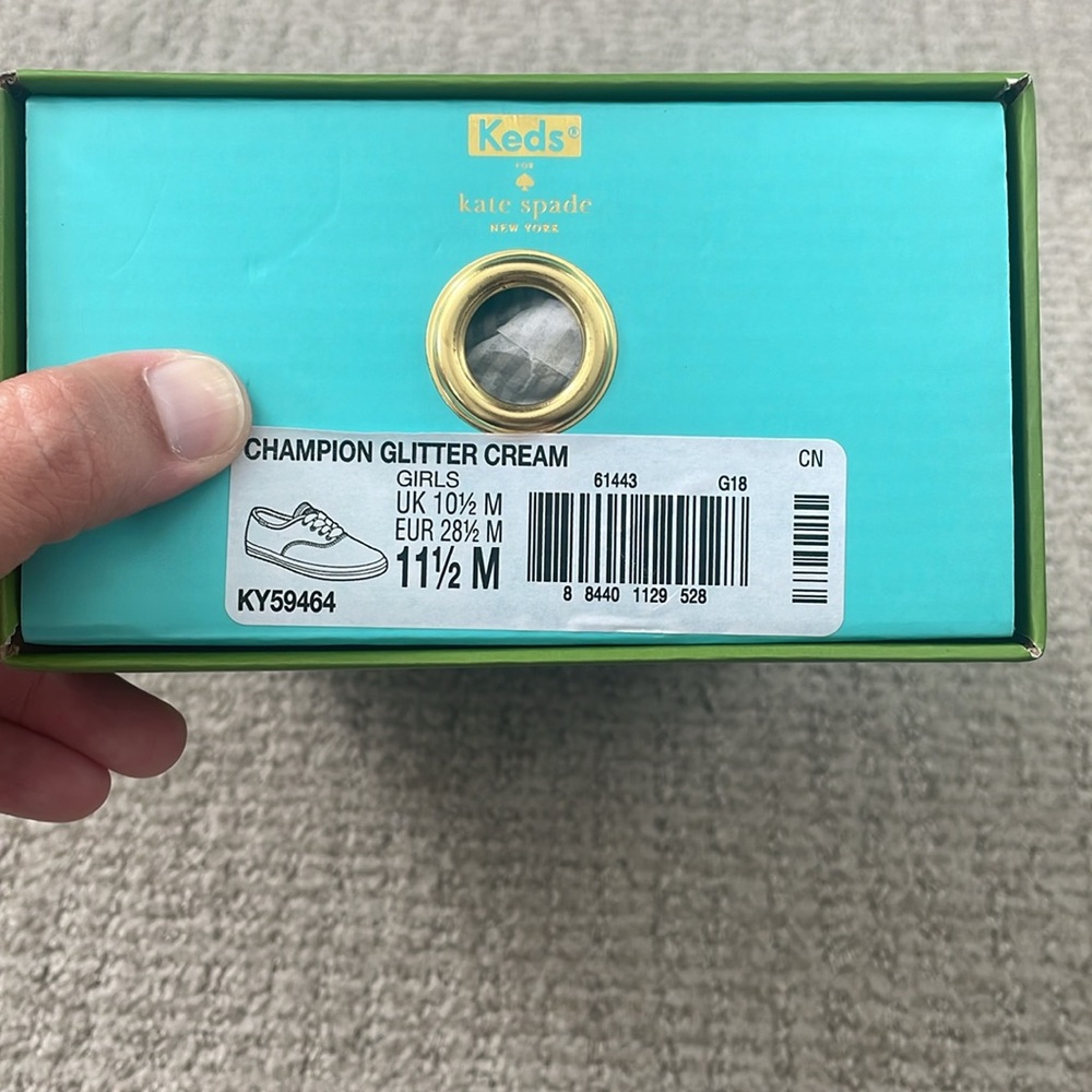 Keds for Kate Spade Kids' Gold Sneakers - Picture 14 of 14